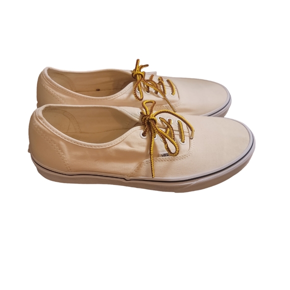 Vans- cream color, unisex women's 11 men's 9.5 - Picture 4 of 8